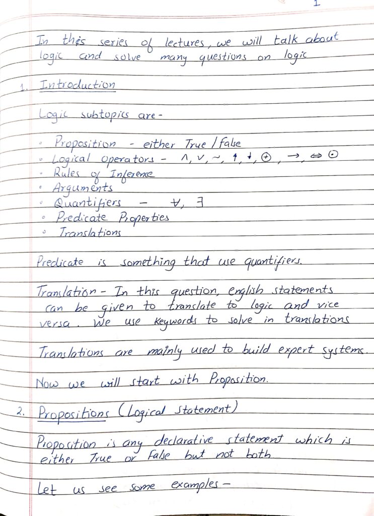 Logic Notes Lec 1 Image 1