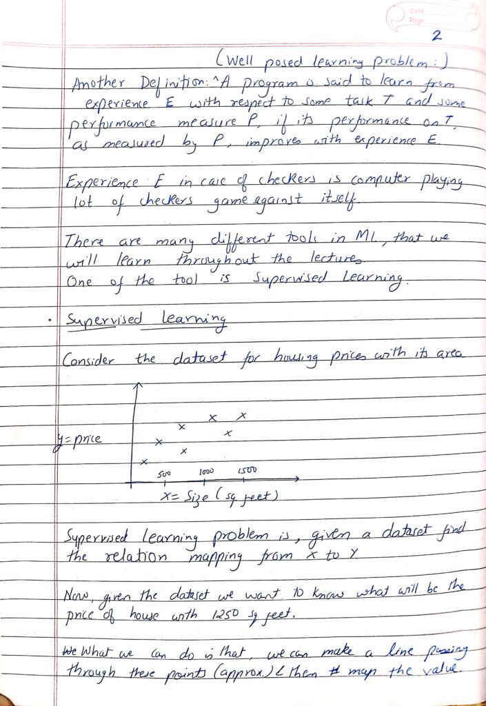 machine learning lecture 1 page 2