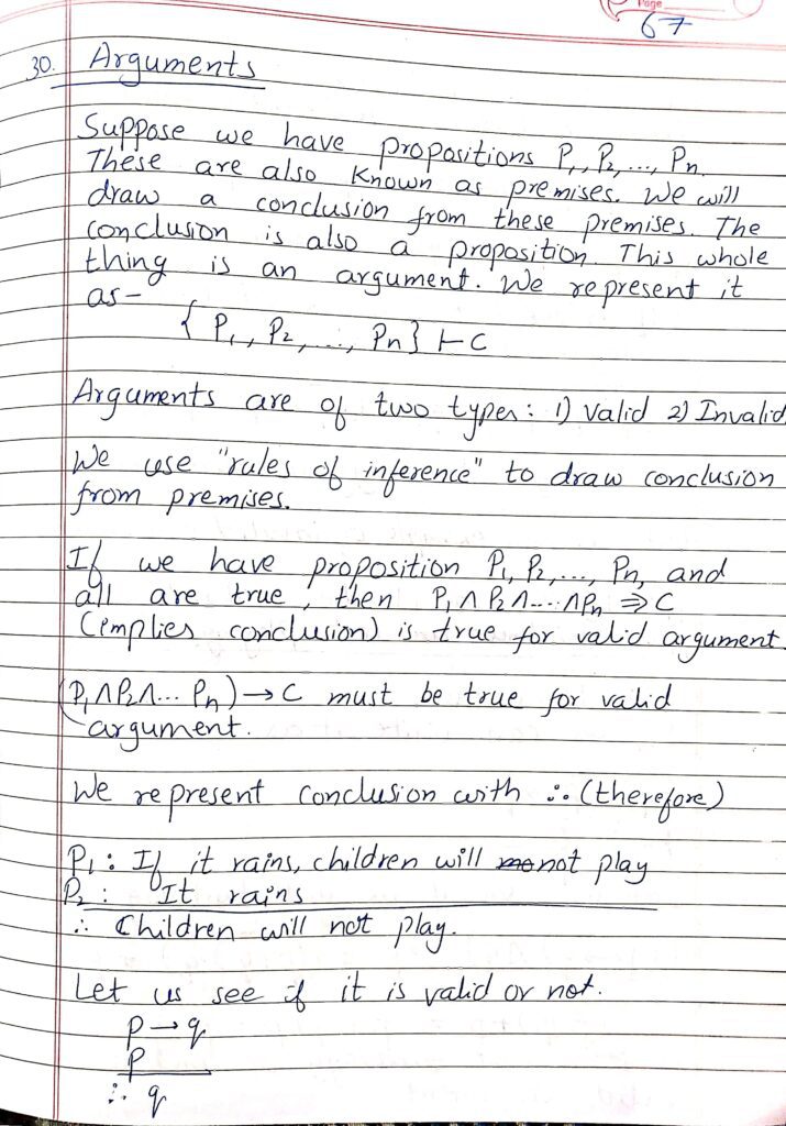 Mathematical Logic Notes 5 Page 1