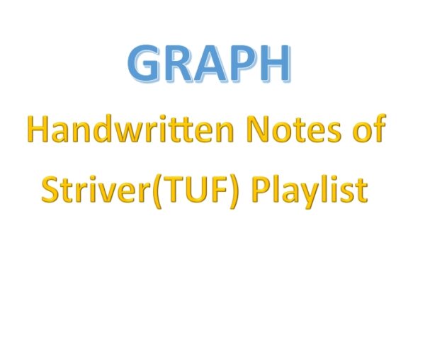 Lecture Notes DSA TakeuForward